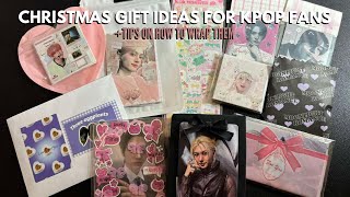 CHRISTMAS GIFT IDEAS FOR KPOP FANS + TIPS ON HOW TO WRAP THEM