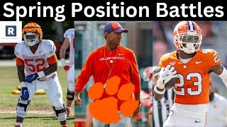 Clemson Football Spring Practice Position Battles | Clemson Tigers Football