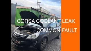 Corsa 1.2 coolant leak COMMON FAULT