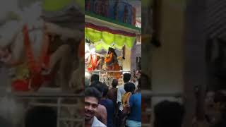 Lanka Dahan, Achalkote, 50th Subarna Jayanti Ramlila. Hanuman Kalesi Ubha.