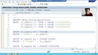 27 - ABAP Programming - String Operations - SHIFT Part1