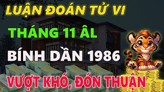 Tử vi tuổi BÍNH DẦN 1986 tháng 11 âm lịch: VƯỢT QUA SÓNG GIÓ, HƯỞNG MƯA THUẬN GIÓ HÒA.