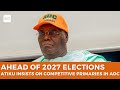 Ahead of  2027 Elections: Atiku Insists on Competitive Primaries for ADC Presidential Ticket