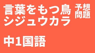 【中1国語】言葉を持つ鳥、シジュウカラ定期テスト予想問題