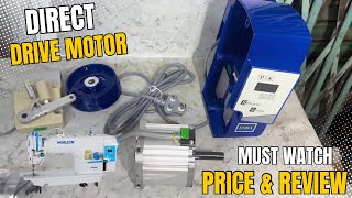 Juki sewing machine direct drive motor price and review | Power saver motor | #kolkata #youtube