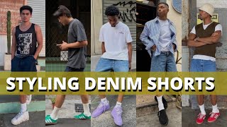 Men's Summer Outfit Inspo | Denim Shorts Outfit Ideas | Fashion Style Blog 2024