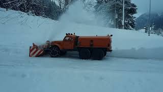 Project Zil-157 / D-470 snowblower (1st tests of machines )