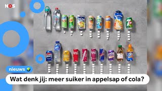 Nieuwe manier om te checken hoeveel suiker er in frisdrank zit