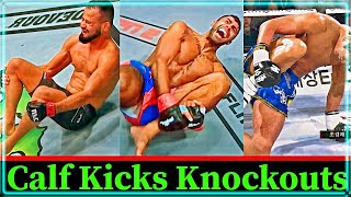 Top 100 painful Calf Kicks Knockouts | カーフキック KO集 100試合  - Part 1