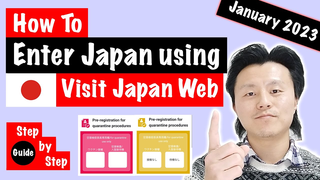 How To Enter Japan Using Visit Japan Web January 2023 - YouTube