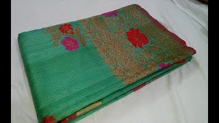 Chanderi/maheshwari Banarasi Pure Silk Handloom Sarees || Maheshwari Cotton Silk Saree