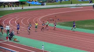 近江高校男子陸上競技部　高校記録会　１００ｍ（福原、山田）　2018.5.4