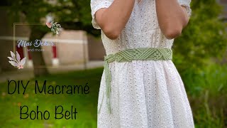 DIY Macramé Boho Belt (without a buckle)