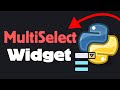 Python Panel Web App Tutorial #10 | Working with MultiSelect Widget