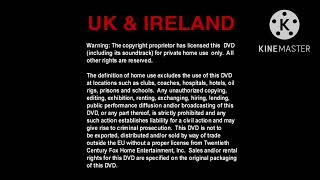 Fox UK \u0026 Ireland Warning Screen Audio Described UK