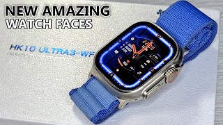 HK10 Ultra 3 WiFi New Amazing Custom Watch Faces! Top 1 Sport SmartWatch 2024🔥 ASMR