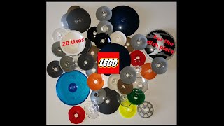 20 Uses For The LEGO Dish Piece. [LEGO MOC Ideas]