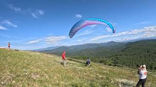 1ers vols du stage parapente Juin 2023