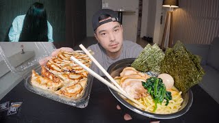 Japanese Ramen Mukbang w/ Ring Lady Voiceover