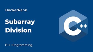Subarray Division HackerRank Solution in C++
