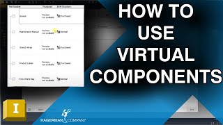 How to Use Virtual Components in Autodesk Inventor! (BOM Tips)