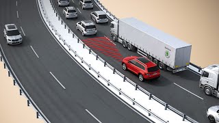 SKODA KODIAQ: Адаптивный круиз-контроль и пакет Traffic Jam assist