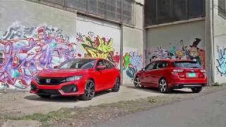 2017 Subaru Impreza vs. 2017 Honda Civic: What's the best new hatchback?