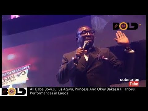 Alibaba Performs at Okey Bakassi’s Show