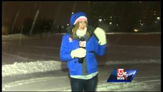Snow turns to sleet, ice pellets even in colder areas