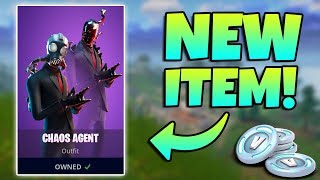 NEW CHAOS AGENT Skin Gameplay in Fortnite!