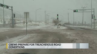 Hazardous driving and road closures happening across the state