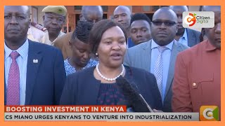 CS Rebecca Miano urges Kenyans to venture into Industralization