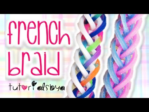 NEW French Braid Rainbow Loom Monster Tail Bracelet Tutorial | How To NEW French Braid Rainbow Loom Monster Tail Bracelet Tutorial | How To