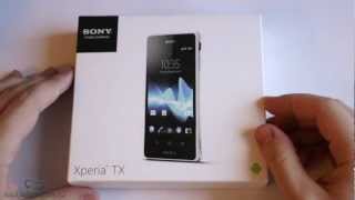 Распаковка Sony Xperia TX (unboxing): комплектация