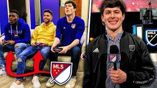 PLAYING PRO FOOTBALLERS IN FIFA!! + eMLS Cup Vlog!