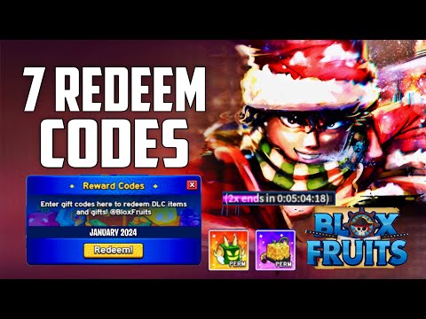 *NEW* ALL WORKING BLOX FRUITS CODES IN JANUARY 2024! ROBLOX BLOX FRUITS CODES