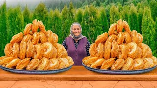 Grandma Ulduz's Secrets: Crispy KATLAMA Pastry and Traditional Breakfast Recipe!