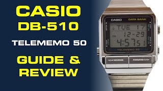 Casio Vintage Databank Watch DB-510 Guide \u0026 Review