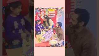 Wahaj with her Wife \u0026 Cute Daughter adorable moments 🎂 😍 💥 #shorts #viral #moments #songs