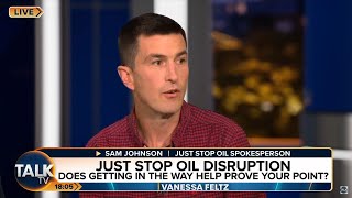 Sam Johnson & Sam Knights | TalkTV | 7 November 2022 | Just Stop Oil