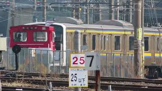 209系マリC619編成＋209系元マリC601編成モハ車２両入場－構内移動　長野総合車両センター