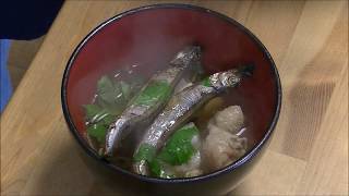 お正月！お雑煮　炙った魚が芳ばしい漁師風