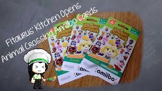 Fitaurus' Kitchen Opens Animal Crossing Amiibo Cards