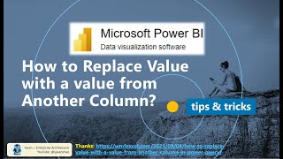 PowerBI Tip - How to Replace Value with Value from another Column in Power Query