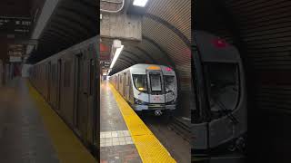 Out of Service TTC Subway Train at Glencairn Station 2/15/2025