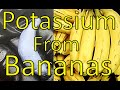 Potassium Metal From Bananas!
