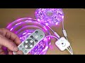 micomlan 90ft 27m led strip lights with music sync and app