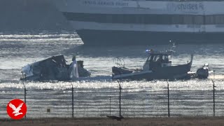 Live: Authorities investigate Washington DC plane crash wreckage after American Airlines disaster