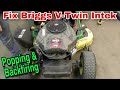 How To Fix A Briggs V-Twin Intek Engine That Is Popping and Backfiring (Camshaft Replacement) How To Fix A Briggs V-Twin Intek Engine That Is Popping and Backfiring (Camshaft Replacement)