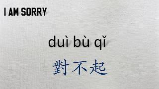 Chinese basic greetings and everyday language - Hello, Good bye, Thank you - 你好！再見！謝謝！不客氣！對不起！沒關係！